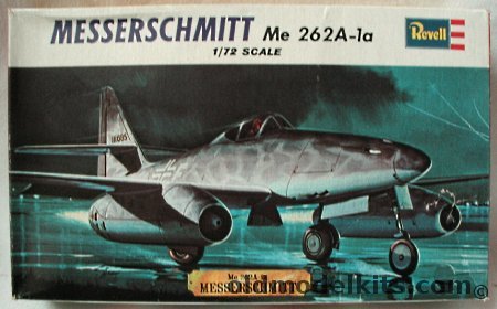 Revell 1/72 Messerschmitt Me 262-1a, H624 plastic model kit